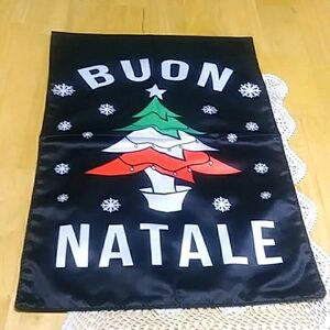 Buon Natale  Christmas garden flag
